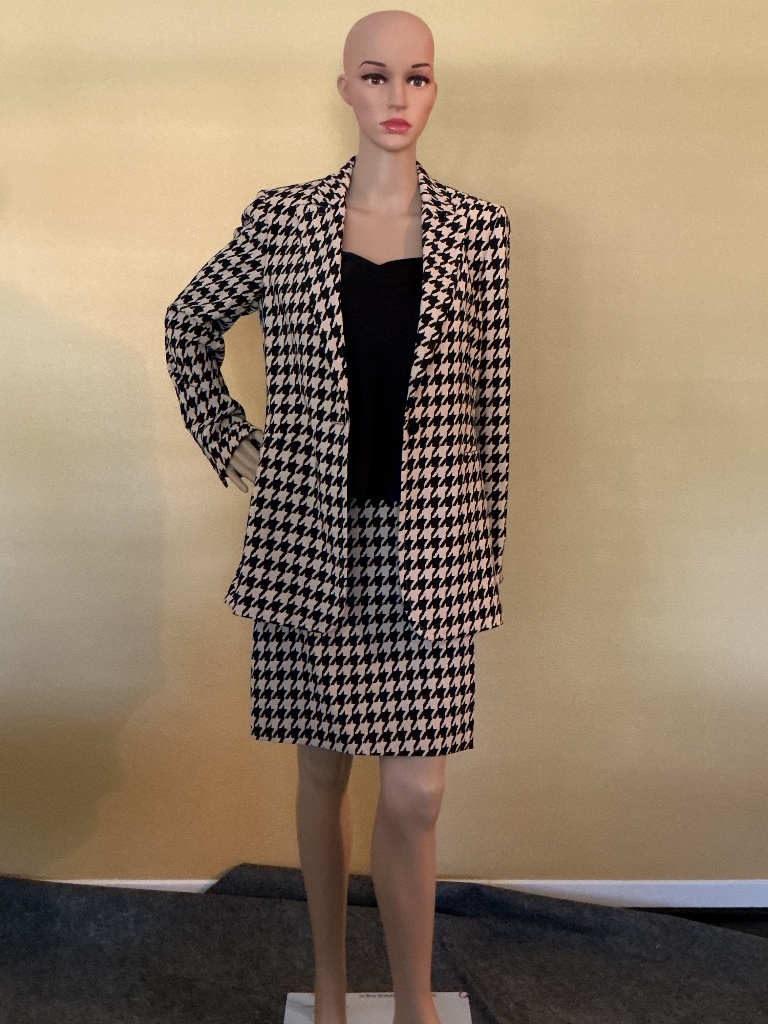 Alice And Olivia Nwt Blazer Houndstooth Size 8